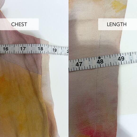 Anthropologie X Blank London BL-NK Sonrisa Tie Dyed Jumpsuit in Multi Size L - Picture 9 of 10